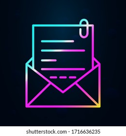 Email, communication nolan icon. Simple thin line, outline vector of communication icons for ui and ux, website or mobile application