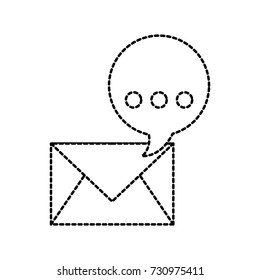 email concept bubble speech message chatting