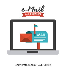 email concept design, vector illustration eps10 graphic 