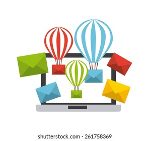 email concept design, vector illustration eps10 graphic 