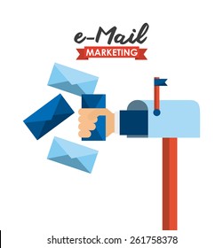 email concept design, vector illustration eps10 graphic 