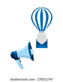 e-mail concept design, vector illustration eps10 graphic 