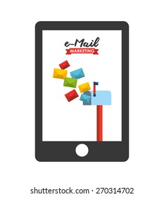 e-mail concept design, vector illustration eps10 graphic 
