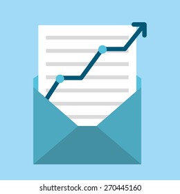 e-mail concept design, vector illustration eps10 graphic 