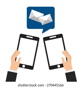 e-mail concept design, vector illustration eps10 graphic 