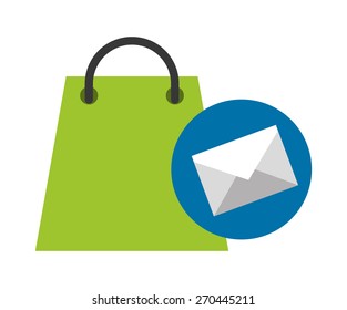 e-mail concept design, vector illustration eps10 graphic 