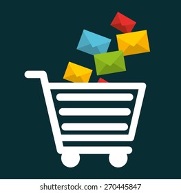 e-mail concept design, vector illustration eps10 graphic 