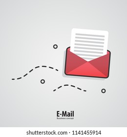 E-mail concept. Marketing e-mail.