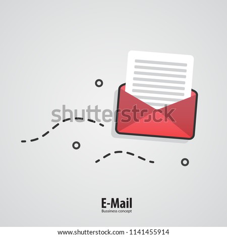 E-mail concept. Marketing e-mail.