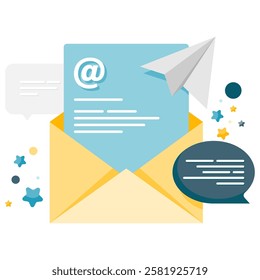 email connected, instant chat application