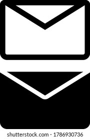 Email Contact Icons Vector Set