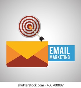 Email design. envelope icon. Isolated illustration , vector
