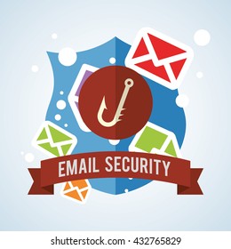 Email design. envelope icon. Isolated illustration , vector