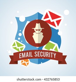 Email design. envelope icon. Isolated illustration , vector