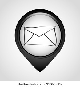 email design design over white background, vector illustration