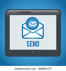 Email digital design, vector illustration 10 eps graphic