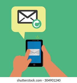 Email digital design, vector illustration 10 eps graphic
