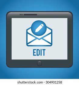 Email digital design, vector illustration 10 eps graphic