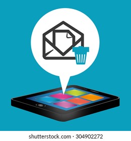 Email digital design, vector illustration 10 eps graphic
