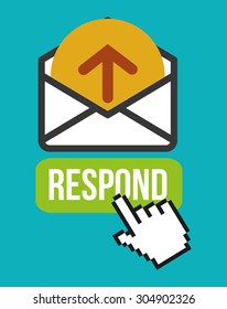 Email digital design, vector illustration 10 eps graphic