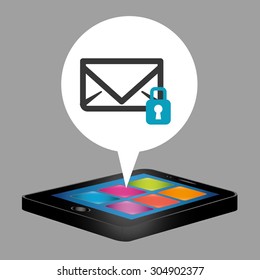 Email digital design, vector illustration 10 eps graphic