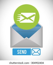 Email digital design, vector illustration 10 eps graphic