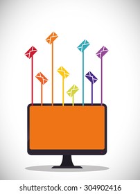 Email digital design, vector illustration 10 eps graphic