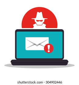 Email digital design, vector illustration 10 eps graphic