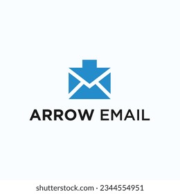 email with directions logo design vector silhouette illustration