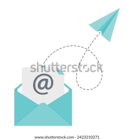 Email electronic mail vector illustration graphic icon symbol