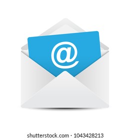 Email Envelope Concept, Vector Illustration