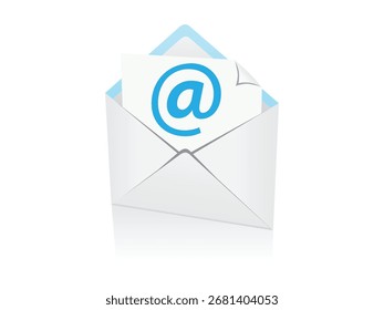 Envelope de e-mail, design de envelope vazio, fundo abstrato, pode ser usado para papel de parede, padrão, web, blog, superfície, texturas, gráfico e impressão.