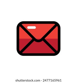 Email envelope icon. 10 vector illustration