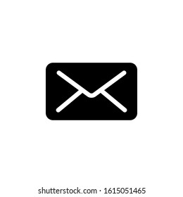 Email envelope icon isolated on white background. Vector illustration. EPS10.