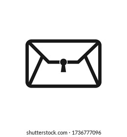 Email envelope icon mail message symbol isolated vector