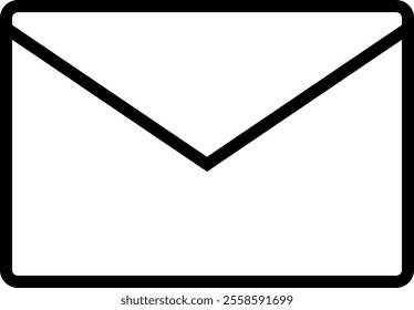 Email envelope icon with marker new message isolated on transparent background. Render email notification heart missed with letters, check mark, paper plane and magnifying glass.