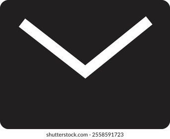 Email envelope icon with marker new message isolated on transparent background. Render email notification heart missed with letters, check mark, paper plane and magnifying glass.