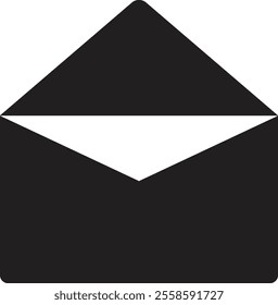 Email envelope icon with marker new message isolated on transparent background. Render email notification heart missed with letters, check mark, paper plane and magnifying glass.