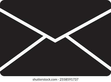 Email envelope icon with marker new message isolated on transparent background. Render email notification heart missed with letters, check mark, paper plane and magnifying glass.