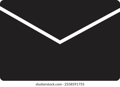 Email envelope icon with marker new message isolated on transparent background. Render email notification heart missed with letters, check mark, paper plane and magnifying glass.