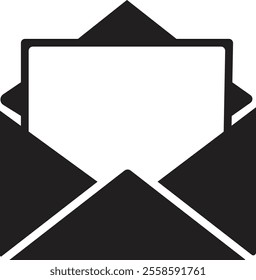Email envelope icon with marker new message isolated on transparent background. Render email notification heart missed with letters, check mark, paper plane and magnifying glass.