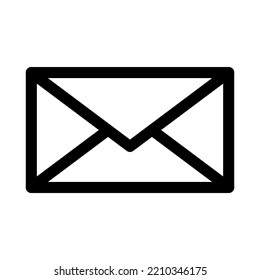 Email Envelope Icon On White Background.Vector Illustration.