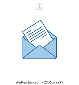 Email envelope icon symbol template for graphic and web design collection logo vector illustration