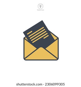 Email envelope icon symbol template for graphic and web design collection logo vector illustration