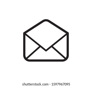 Email envelope icon symbol vector