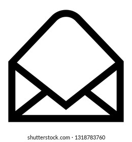 Email and Envelope icon vector - Vector