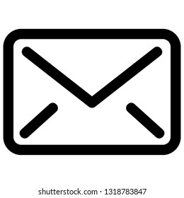 Email and Envelope icon vector - Vector