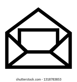 Email and Envelope icon vector - Vector