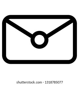 Email and Envelope icon vector - Vector