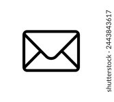 Email envelope icon vector illustration on white background
